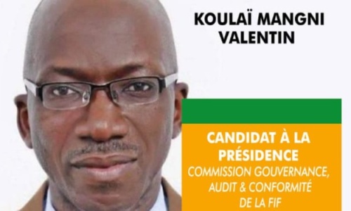 Élections FIF : KOULAÏ Mangni Valentin veut apporter la renaissance à la Commission Gouvernance, Audit et Conformité