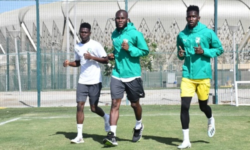 Eléphants : Kessié, Cissé Abdoul et Konaté Karim ont pris part à leur 1ère séance d’entrainement à Djeddah