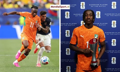 Eléphants : Les stats hallucinantes de Yan Diomandé pour son 1er match en Coupe du Monde