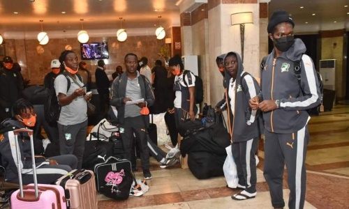 Elim. CAN Féminine 2022 : Les images de l’arrivée des Eléphantes au Nigeria