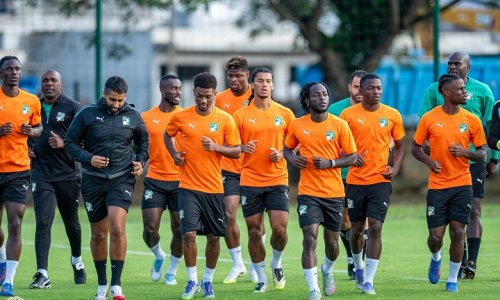 Elim. Mondial 2026 (7è & 8è J) : les images de la première séance d’entrainement des Eléphants