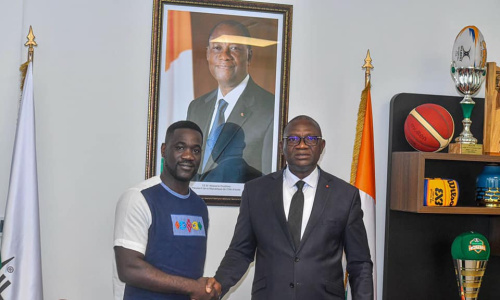 Emerse Faé reçu en audience par le Ministre Silas Metch