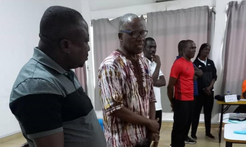 En séminaire à l’INJS, les arbitres retenus pour la Ligue 2 ont bénéficié des conseils de Kouakou N’Dri