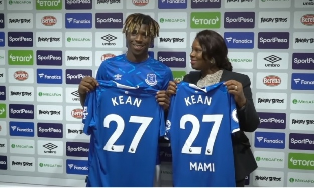 Everton généreux envers la maman de Moise Kean