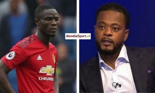 Evra tacle Bailly après son match face à Tottenham