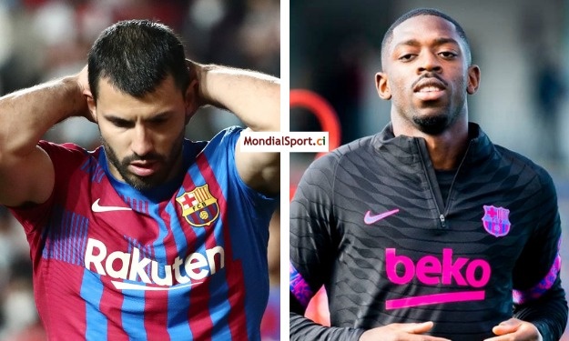 FC Barcelone : 3 mois d’absence pour Agüero, Ousmane Dembélé de retour !