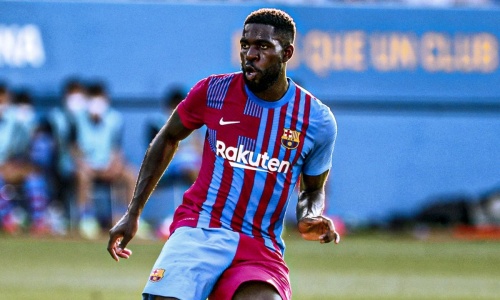 Samuel Umtiti rempile avec le Barça