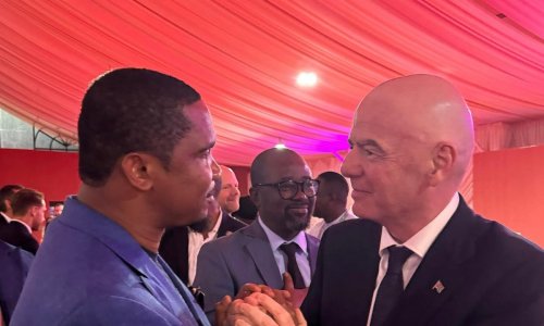 FECAFOOT : Samuel Eto’o reçoit les félicitations de Gianni Infantino
