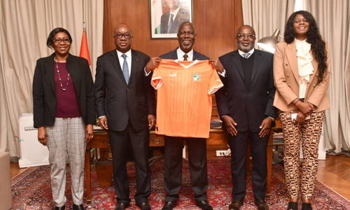 FIF : En mission en France, Idriss Diallo reçu en audience par l’ambassadeur Maurice Bandama