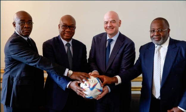 FIF : Idriss Diallo et Gianni Infantino ensemble pour le développement du football ivoirien