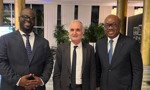 FIF : Idriss Diallo reçu en audience par le PDG de Canal+