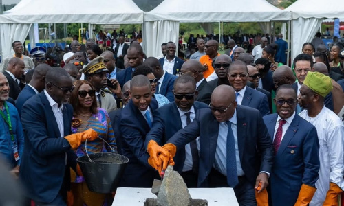 FIF : pose de la première pierre du nouveau Centre Technique National
