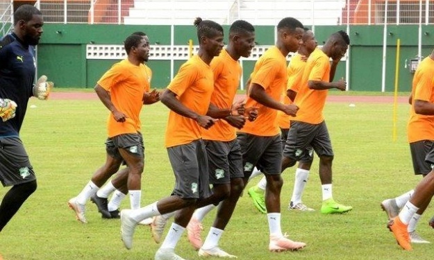 Film de la 2è séance d’entraînement des Eléphants avant le départ pour Bouaké