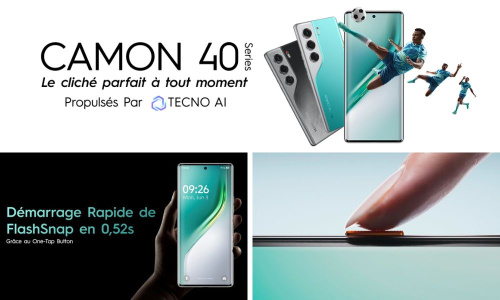 FlashSnap avec TECNO CAMON 40 : Snap parfait à chaque seconde !