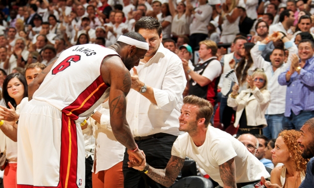 Foot/Miami : LeBron James décidé à accompagner Beckham !