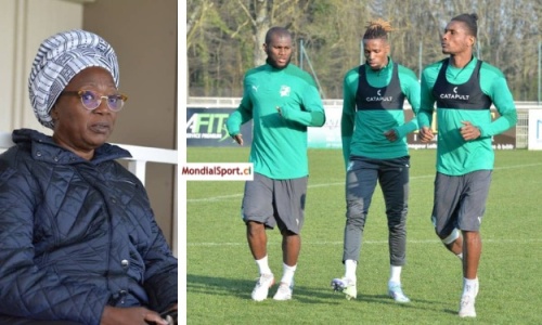 France - CIV : Temps forts de la 2è séance d’entraînement des Éléphants sous le regard de Dao Gabala