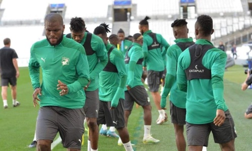 France – Côte d’Ivoire : Les Eléphants ont fait la reconnaissance de la pelouse du Vélodrome