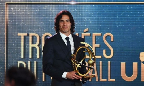 France : Edinson Cavani élu joueur de l'année en Ligue 1