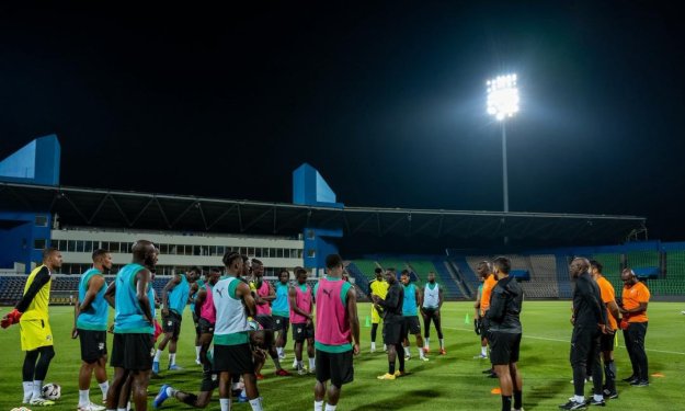 ‘‘Gabon-CIV’’ : les Eléphants ont fait la reconnaissance de la pelouse du stade de Franceville