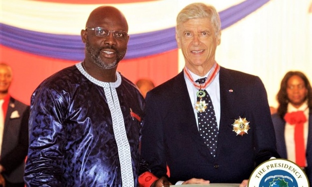 George Weah & Arsène Wenger George Weah & Arsène Wenger