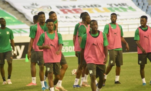 ‘‘Ghana – Côte d’Ivoire’’ : Les images de la séance d’entrainement des Eléphants au stade Cape Coast Sports