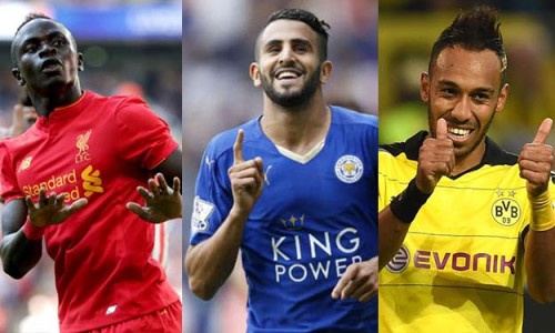 Glo-CAF Awards 2016 : Aubameyang, Mahrez et Mané  en course pour le titre du "Joueur Africain"