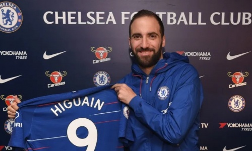 Gonzalo Higuain (Milan AC) finira la saison avec Chelsea FC