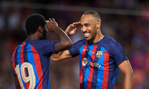 Grâce au FC Barcelone, Pierre-Emerick Aubameyang remporte le 1er championnat national de sa carrière