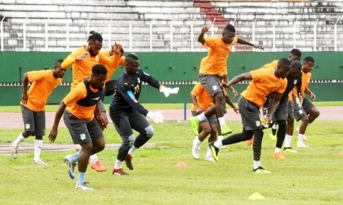 ‘‘Guinée-Côte d’Ivoire’’ : La 1ère séance d’entrainement des Éléphants