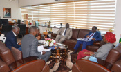 Handball : le Président de la Confédération Africaine reçu par le Ministre Danho Paulin