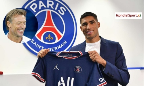 Hervé Renard se prononce sur l’arrivée d’Hakimi au PSG