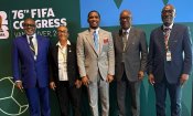 Idriss Diallo et une délégation de la FIF présents au 76e Congrès de la FIFA