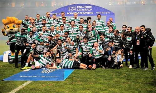 Idrissa Doumbia vainqueur de la Coupe de la Ligue avec le Sporting CP