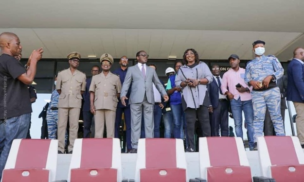 Infrastructures CAN 2023 : le Ministre Danho Paulin réceptionne les clés du stade de Yamoussoukro