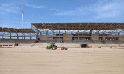 Infrastructures CAN 2023 : le stade de Korhogo se prépare à recevoir sa pelouse hybride