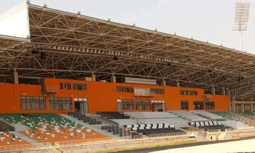 Infrastructures CAN 2023 : les premières images de l’année du stade AGC de Korhogo