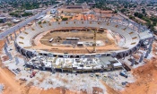 Infrastructures CAN 2023 : Pose des gradins, élévation des murs des vestiaires… ce qui a été fait à Bouaké