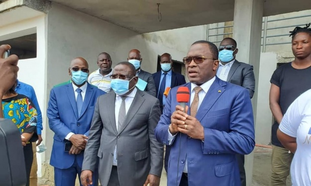 Infrastructures : Danho Paulin s’imprègne de l’état d’avancement des travaux du complexe socio-sportif de Koumassi