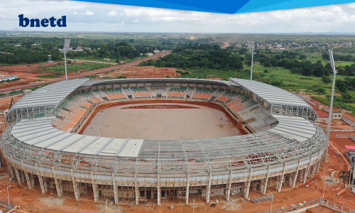 Infrastructures : le stade Amadou Gon Coulibaly de Korhogo prend forme