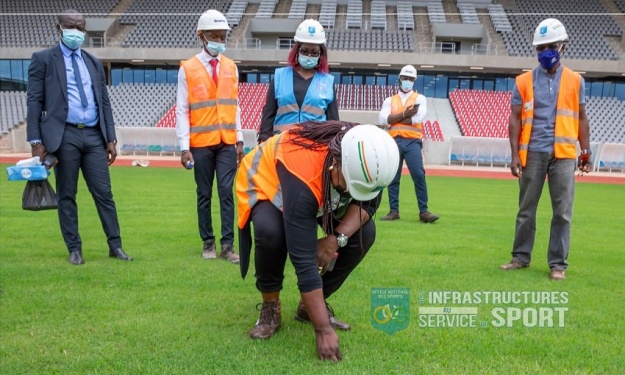 Infrastructures : Le Stade de Yamoussoukro en phase de réception