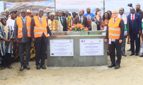Infrastructures : les images de la cérémonie de la pose de la 1ère pierre de l’AGORA d’Attécoubé