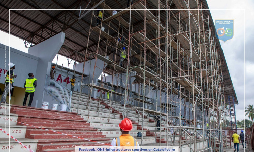 Infrastructures : les travaux de réhabilitation du stade Robert Champroux ont débuté