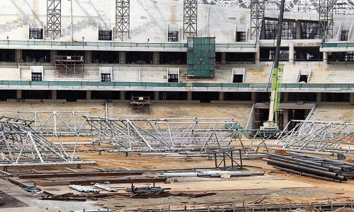 Infrastructures sportives : Évolution du stade Olympique d’Ebimpé (Janvier 2019)