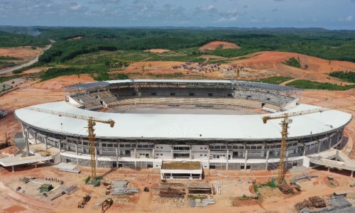 Infrastructures : voici les dernières images du stade de San Pedro et de la cité CAN