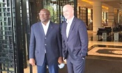 Jacques Anouma et Gianni Infantino se sont rencontrés