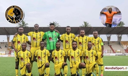 Jean Evrard Kouassi fait un don au FC Mouna