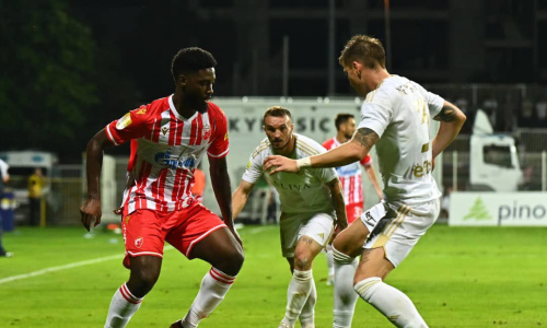 Jean-Philippe Krasso buteur avec l'Etoile Rouge Belgrade en championnat avant d’affronter City en Ligue des Champions