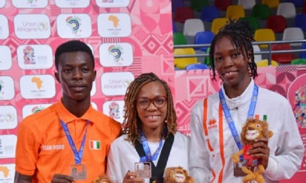 Jeux Africains Rabat 2019 : Les Taekwondo-Ins Ivoiriens reviennent avec 10 médailles