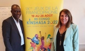 Jeux de la Francophonie 2022 : Sory Diabaté reçu par la Directrice du comité international