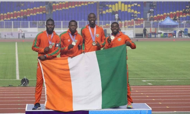 Jeux de la Francophonie (Athlétisme) : la Côte d’Ivoire remporte l’Or au relais 4x100m chez les hommes